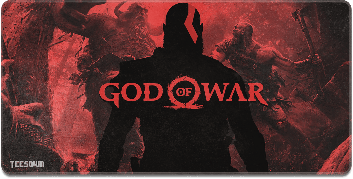 God Of War Inferno Gaming Deskmat