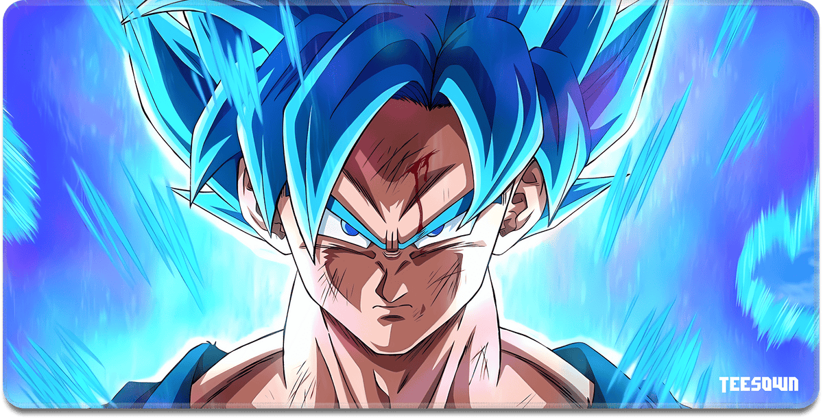 DBZ Azure Surge Deskmat