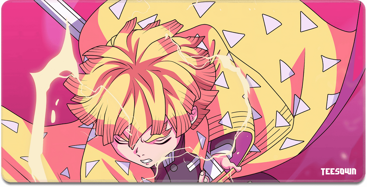 Zenitsu Thunder Bloom Deskmat