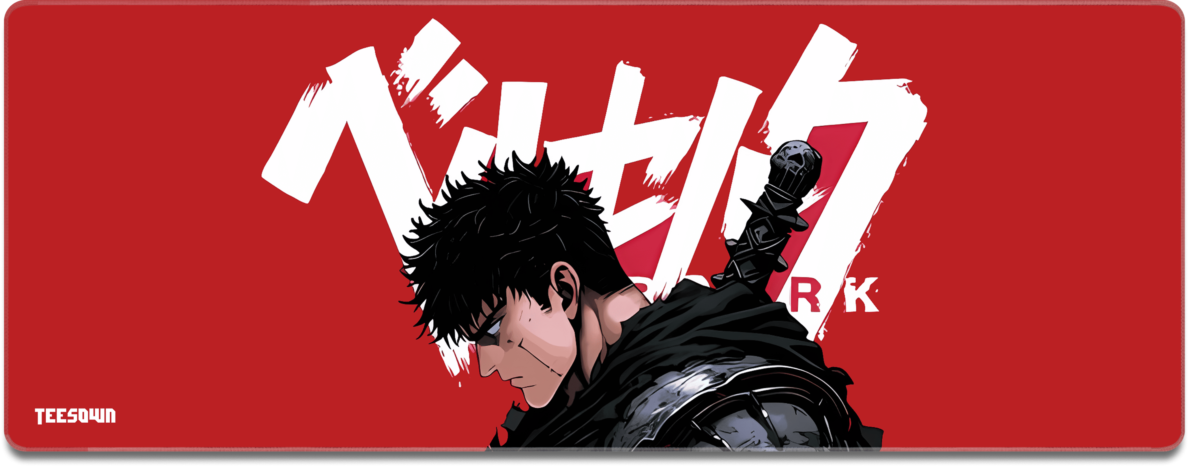 XL -Berserk Crimson Script Deskmat