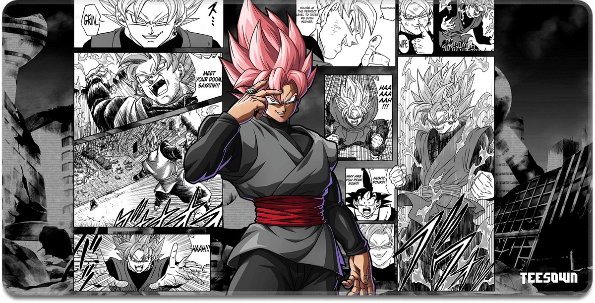 DBZ Rose Onslaught Deskmat