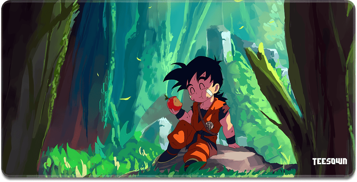 DBZ Kid Forest Dream Deskmat