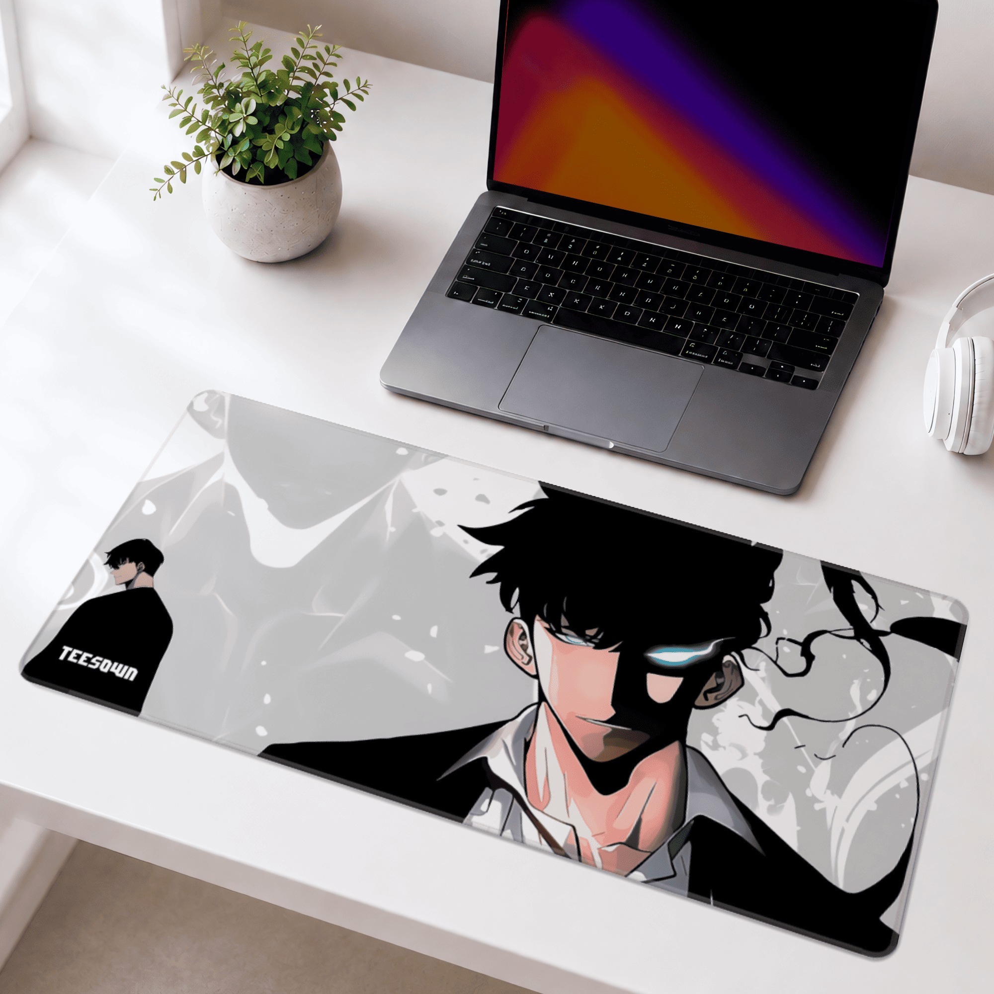 Solo L Shadow Gaze Deskmat
