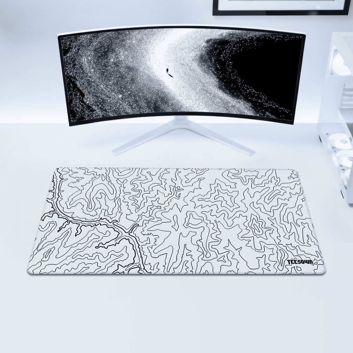 White Canyon Maze Deskmat