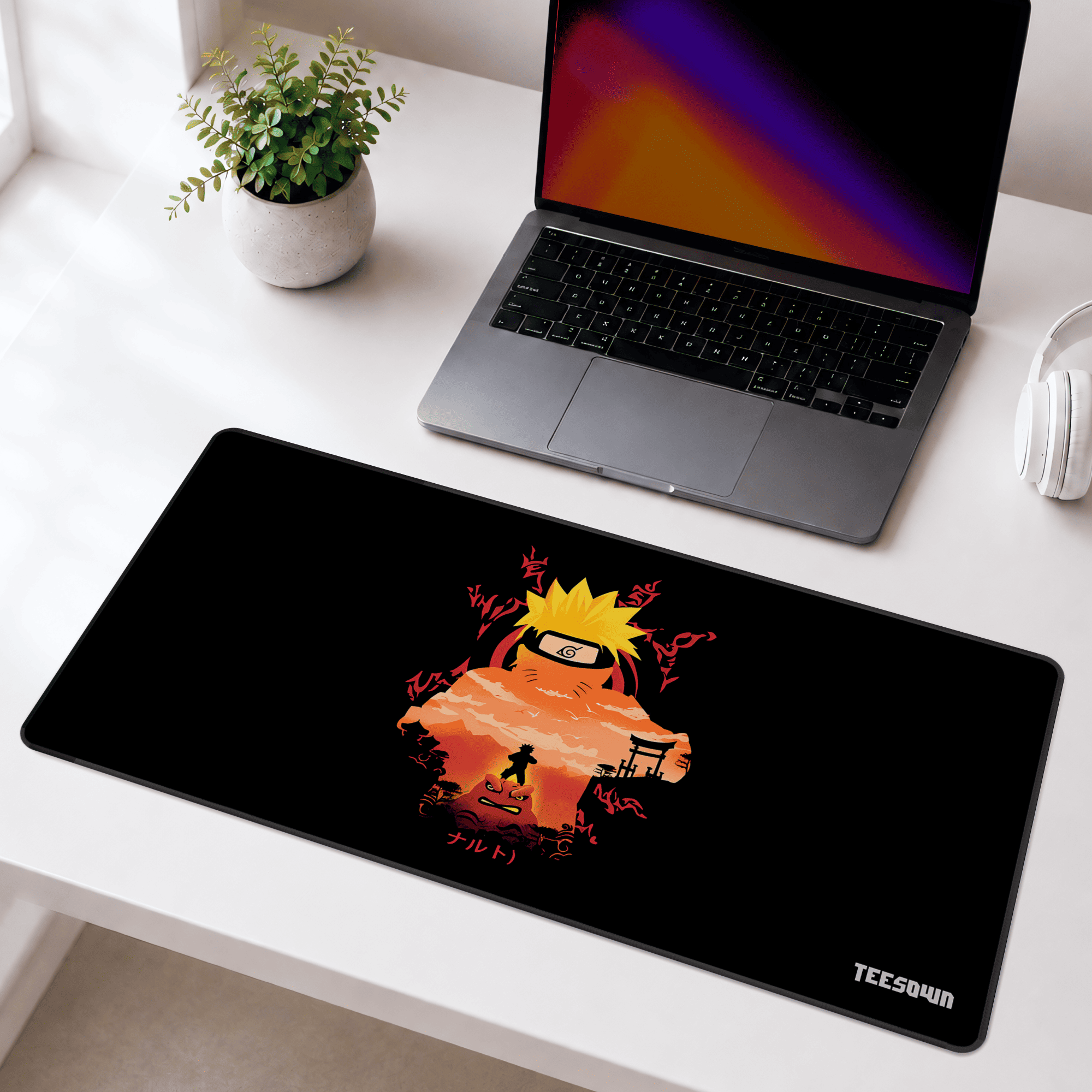 Naruto Ember Cloak Deskmat