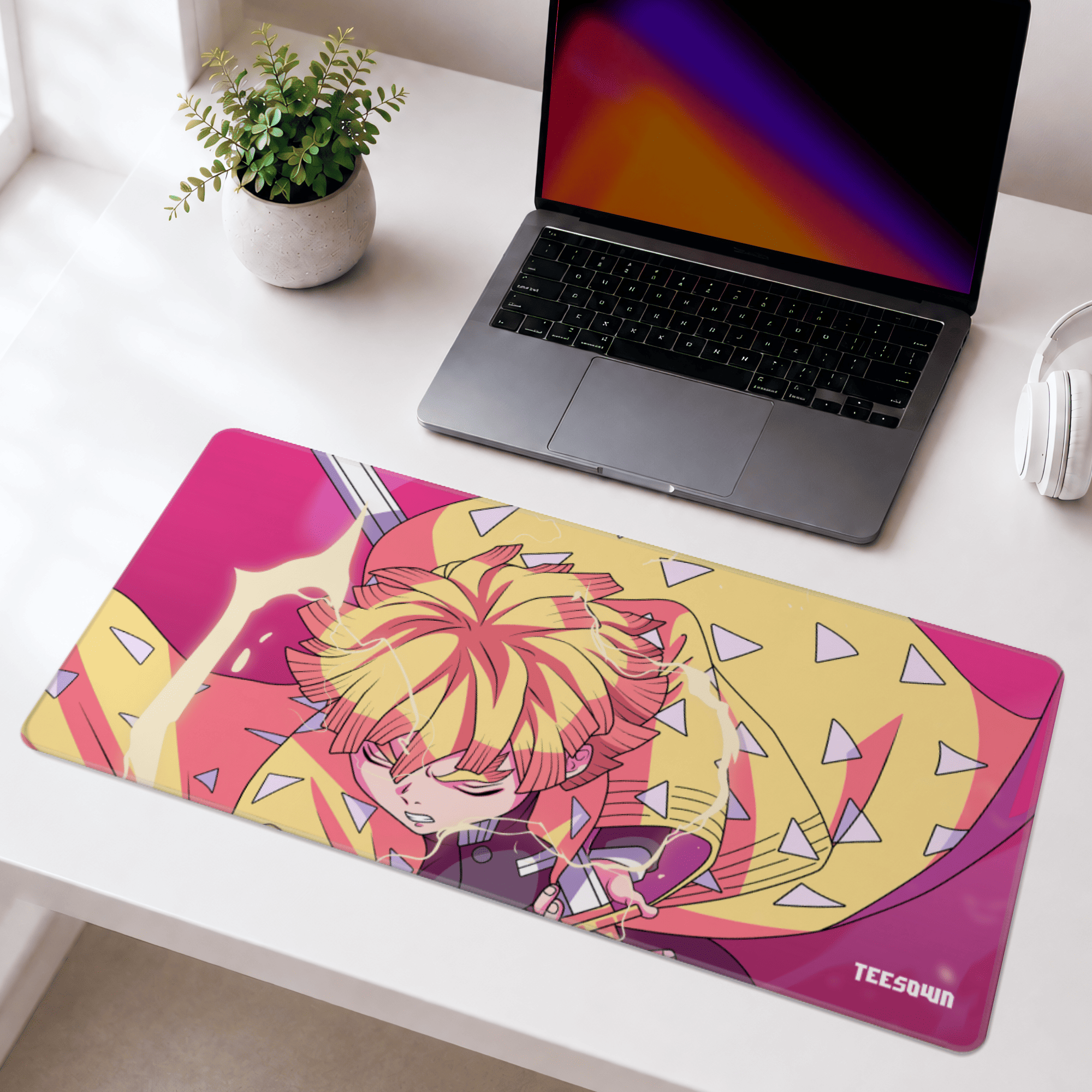 Zenitsu Thunder Bloom Deskmat