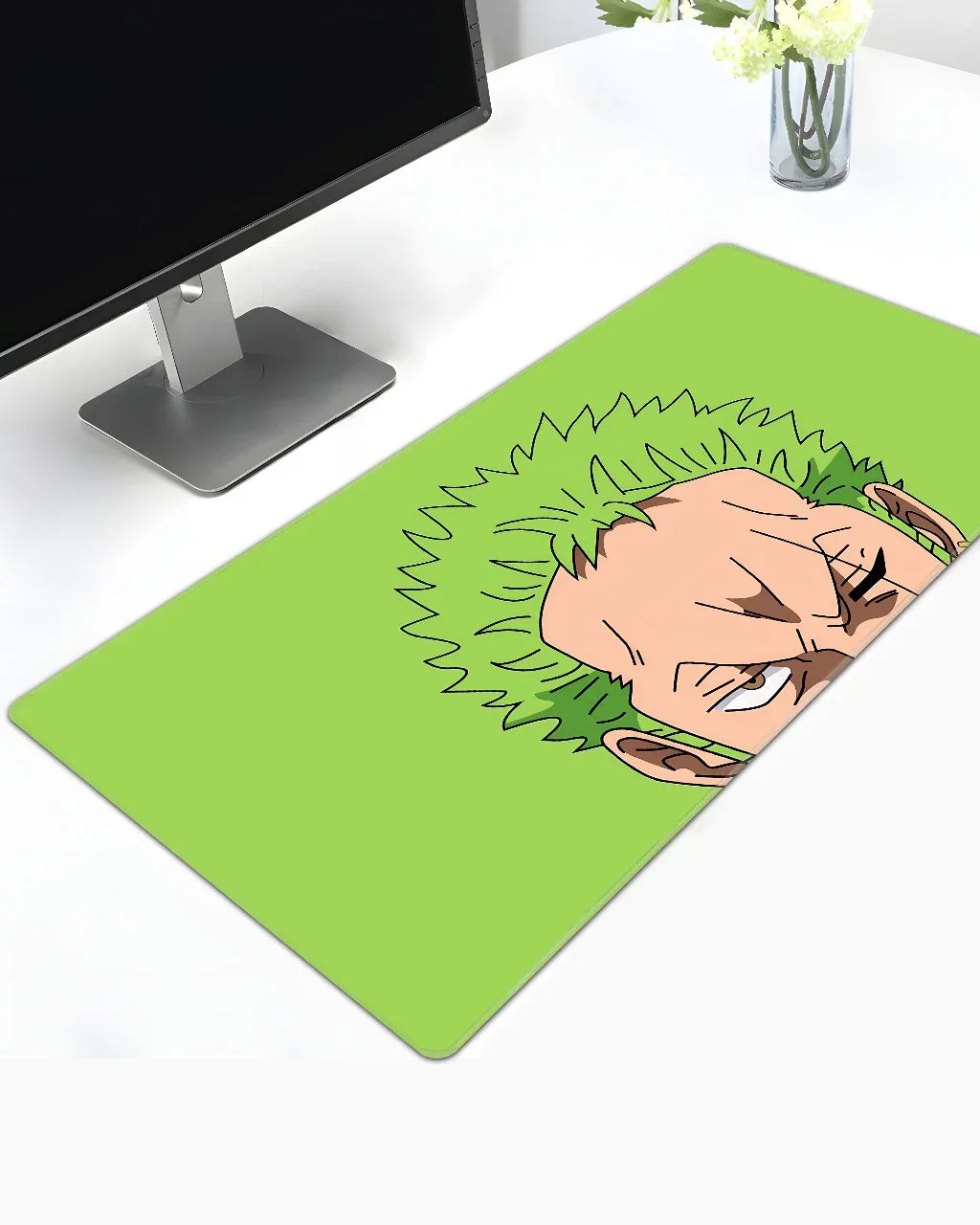 Zoro Lime Gaze Deskmat - TEESOWN