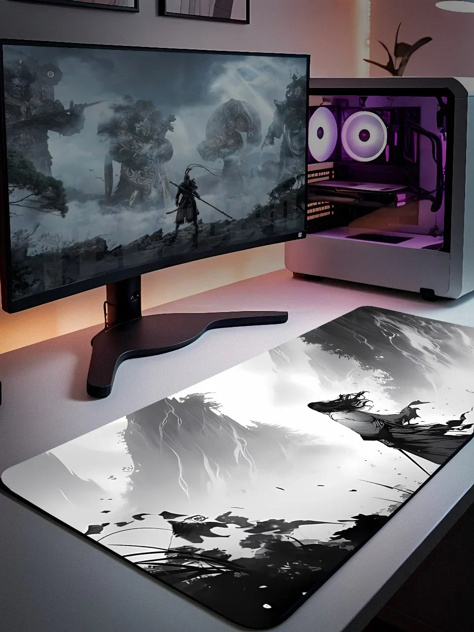 Samurai Mist Valley Deskmat - TEESOWN