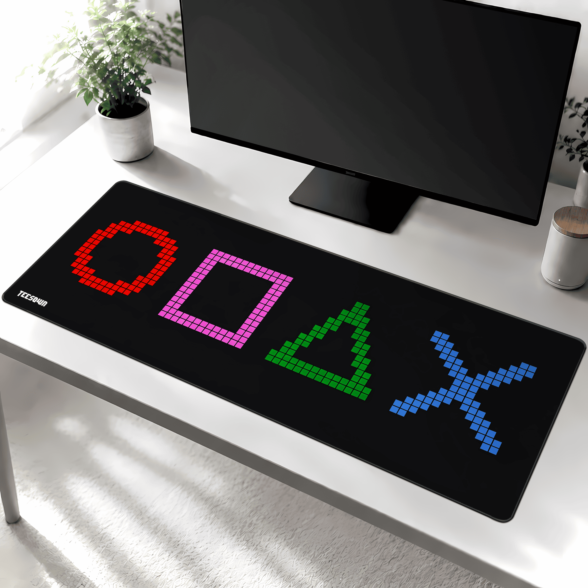 XL - Pixel Retro Game Buttons Deskmat