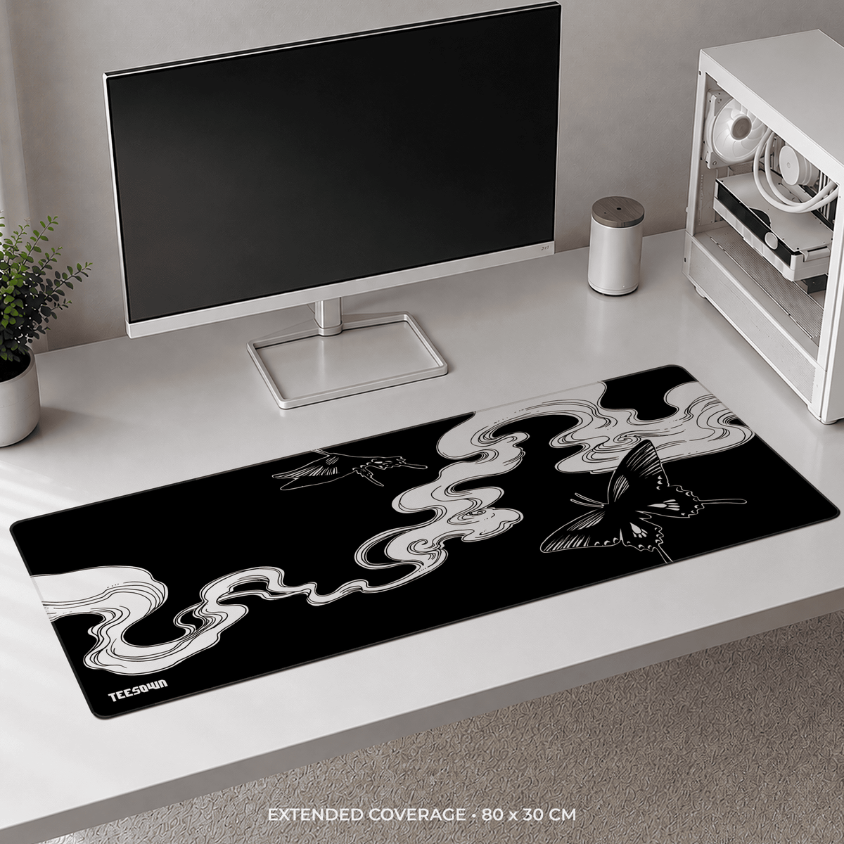 XL - Smoke Butterfly Deskmat