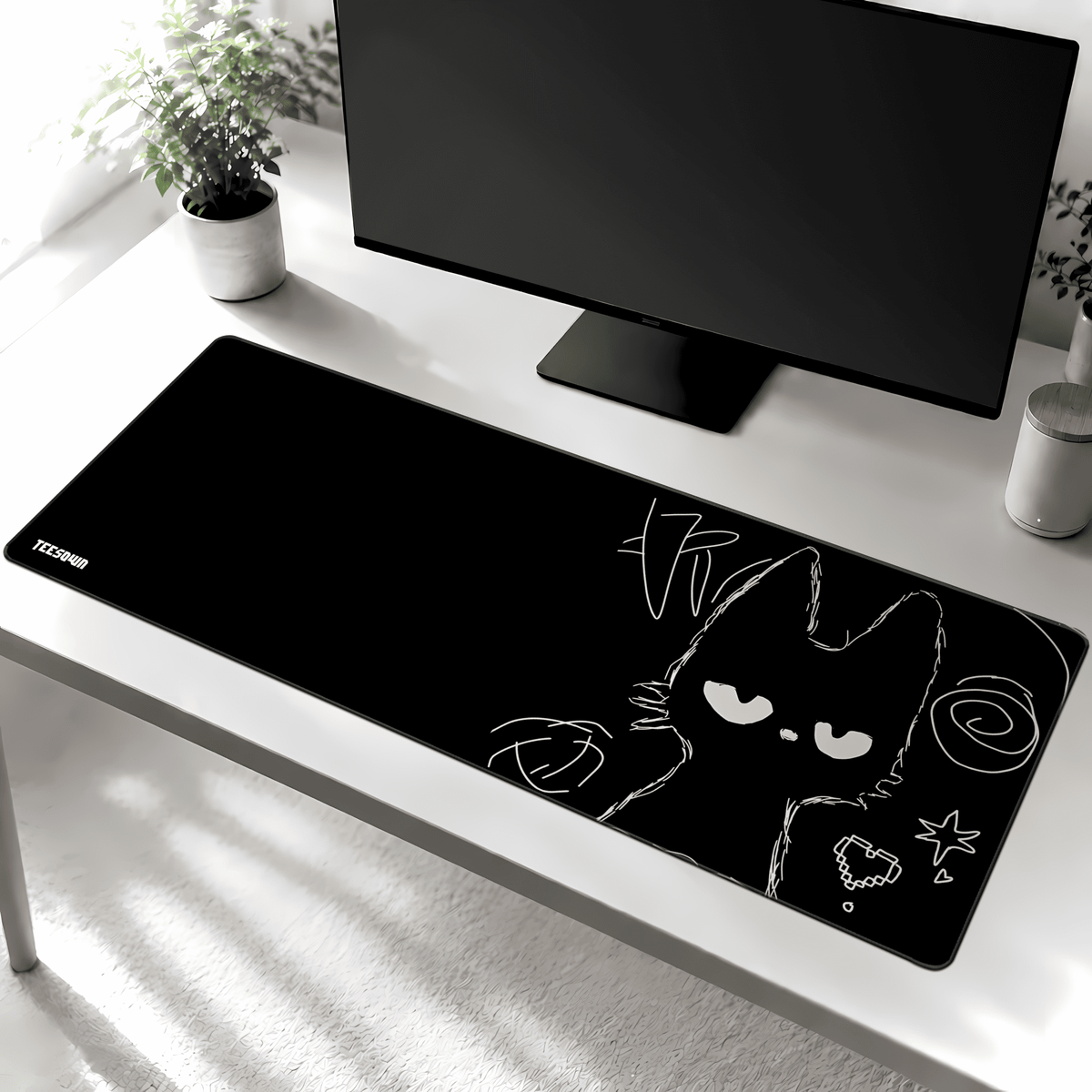 XL - Sketch Cat Deskmat