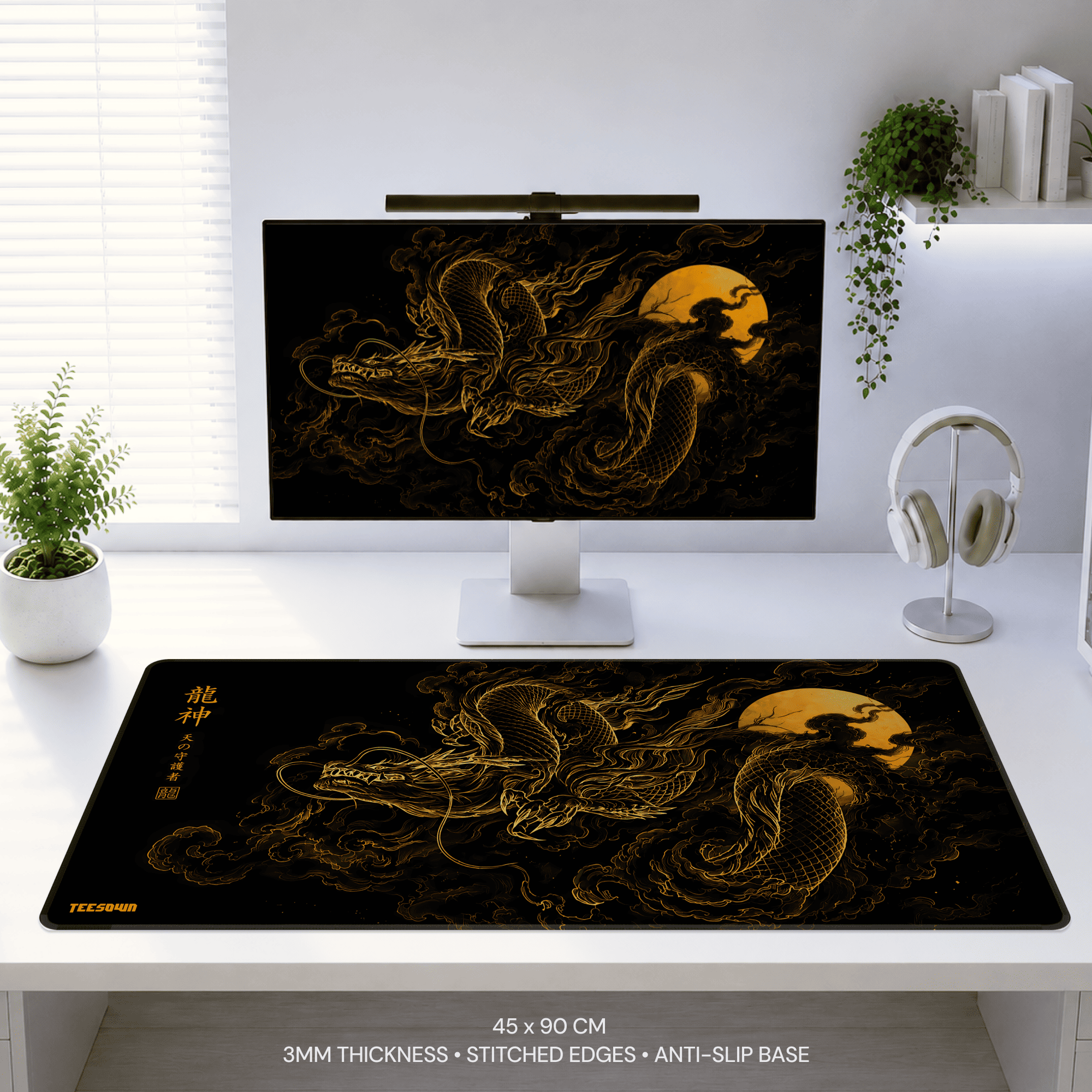 XXL - Golden Dragon Deskmat