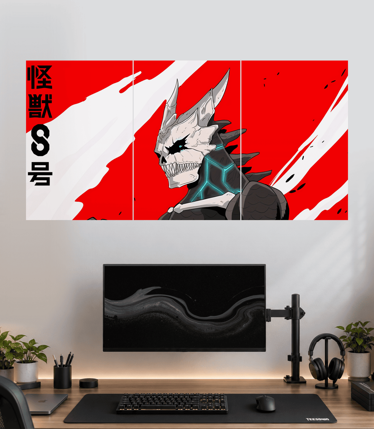 Kaiju No.8 Red Impact - 3 Panel Poster Set