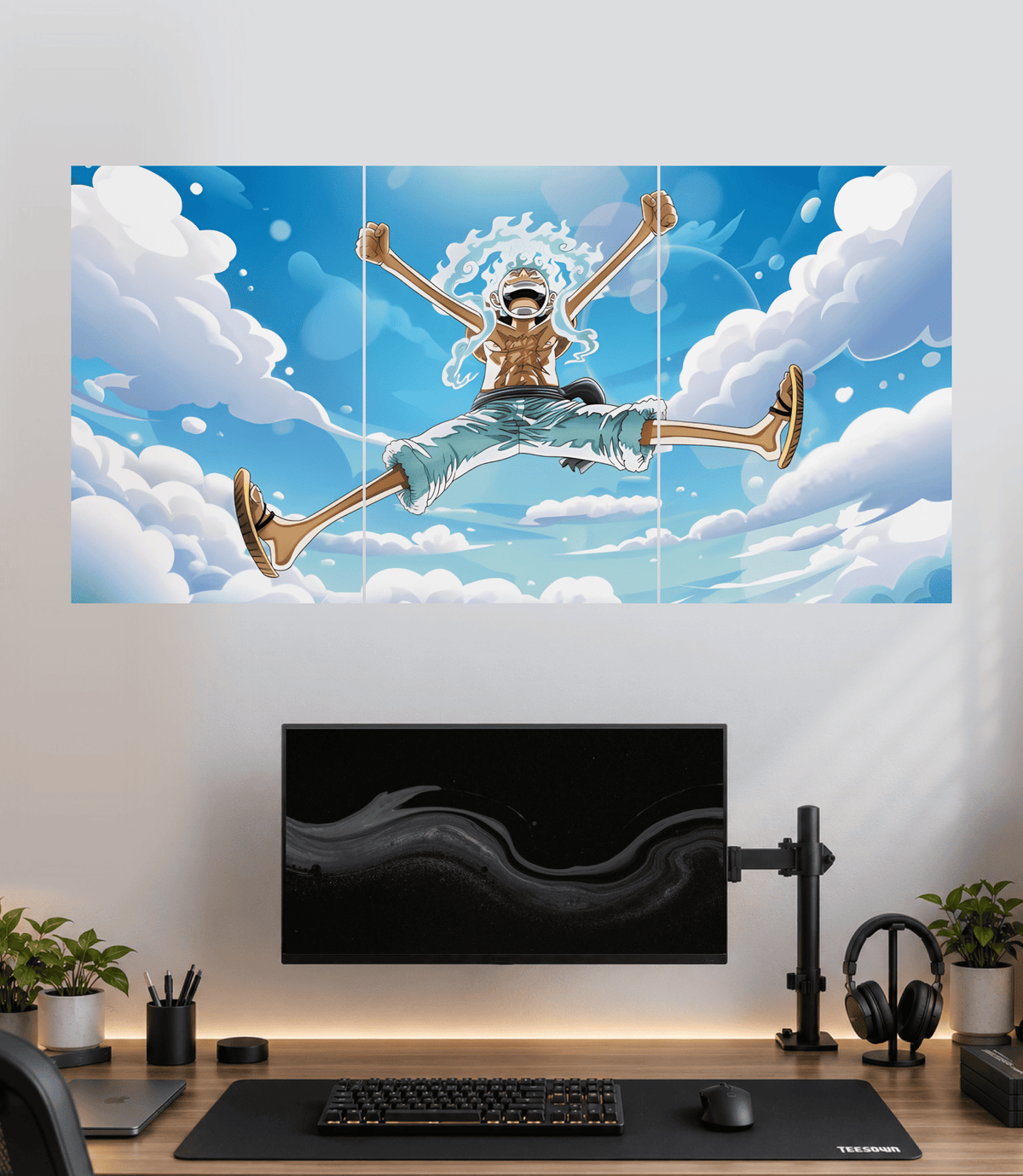 Luffy Gear 5 Sky - 3 Panel Poster Set