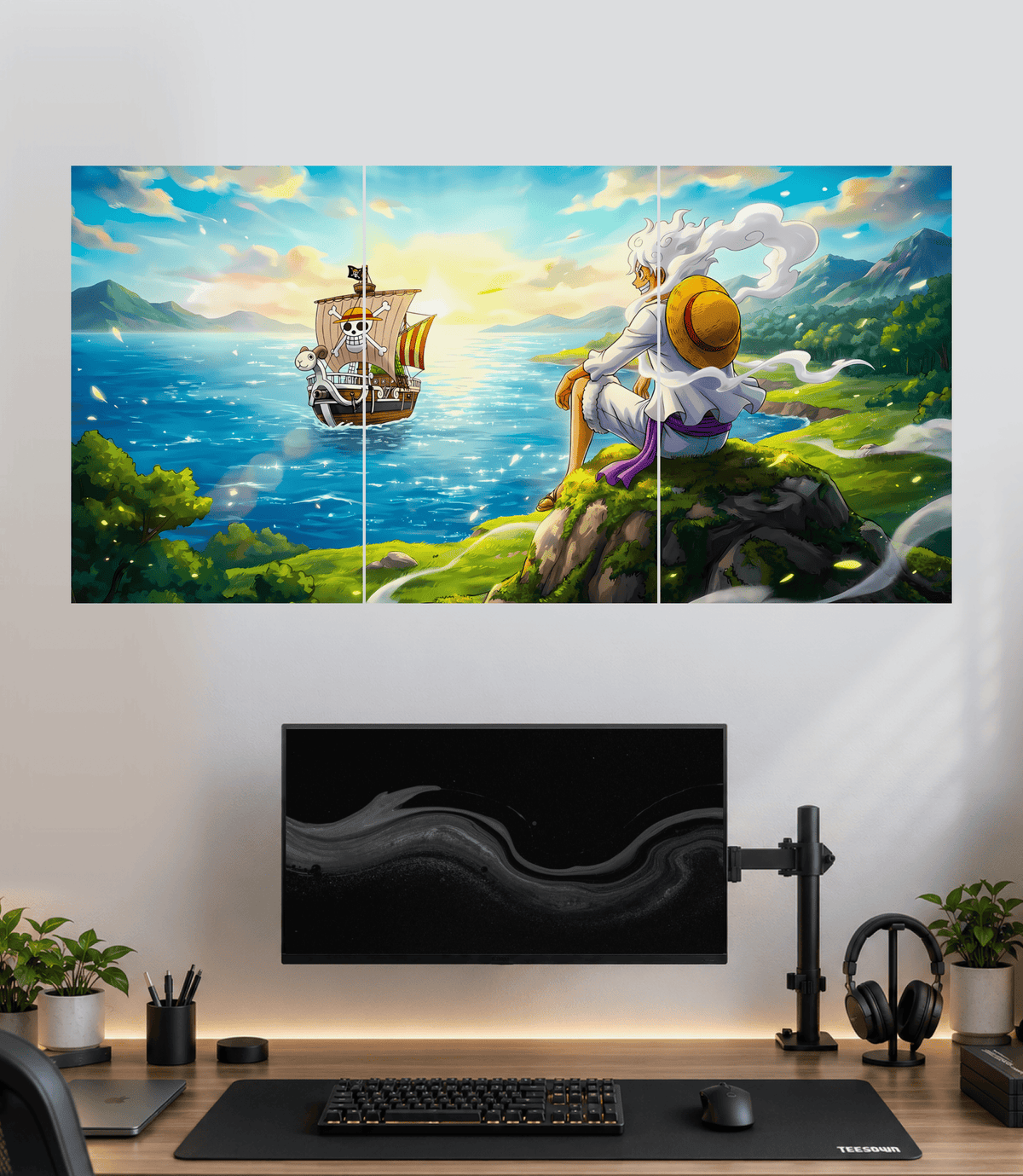 Luffy One Piece Adventure - 3 Panel Poster Set