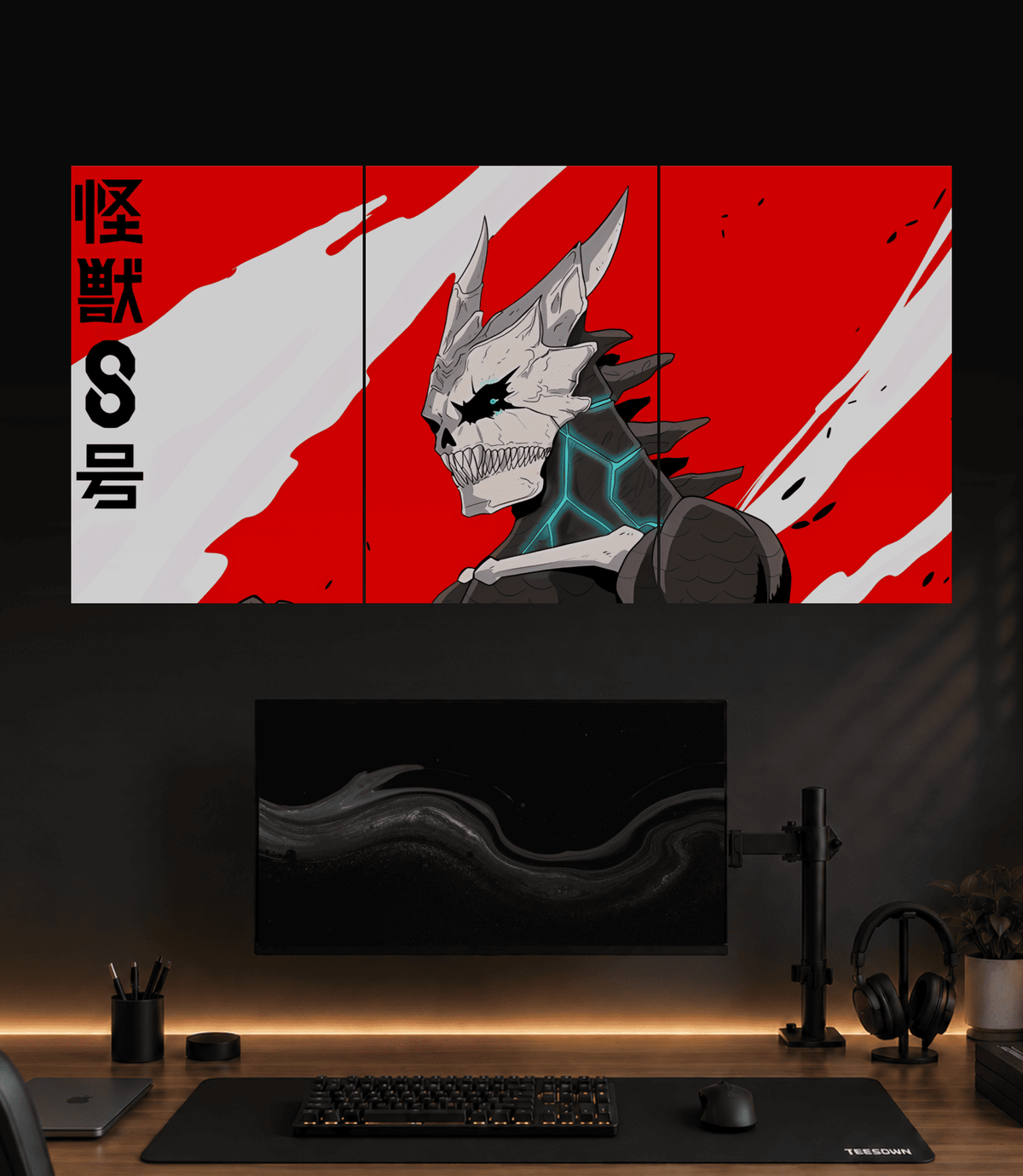 Kaiju No.8 Red Impact - 3 Panel Poster Set