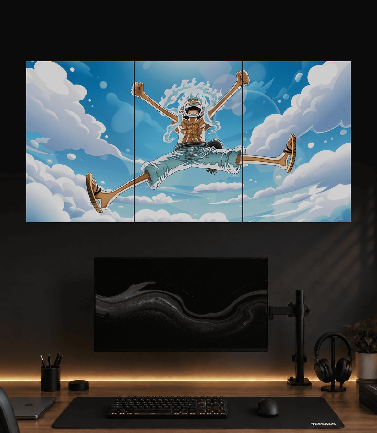 Luffy Gear 5 Sky - 3 Panel Poster Set