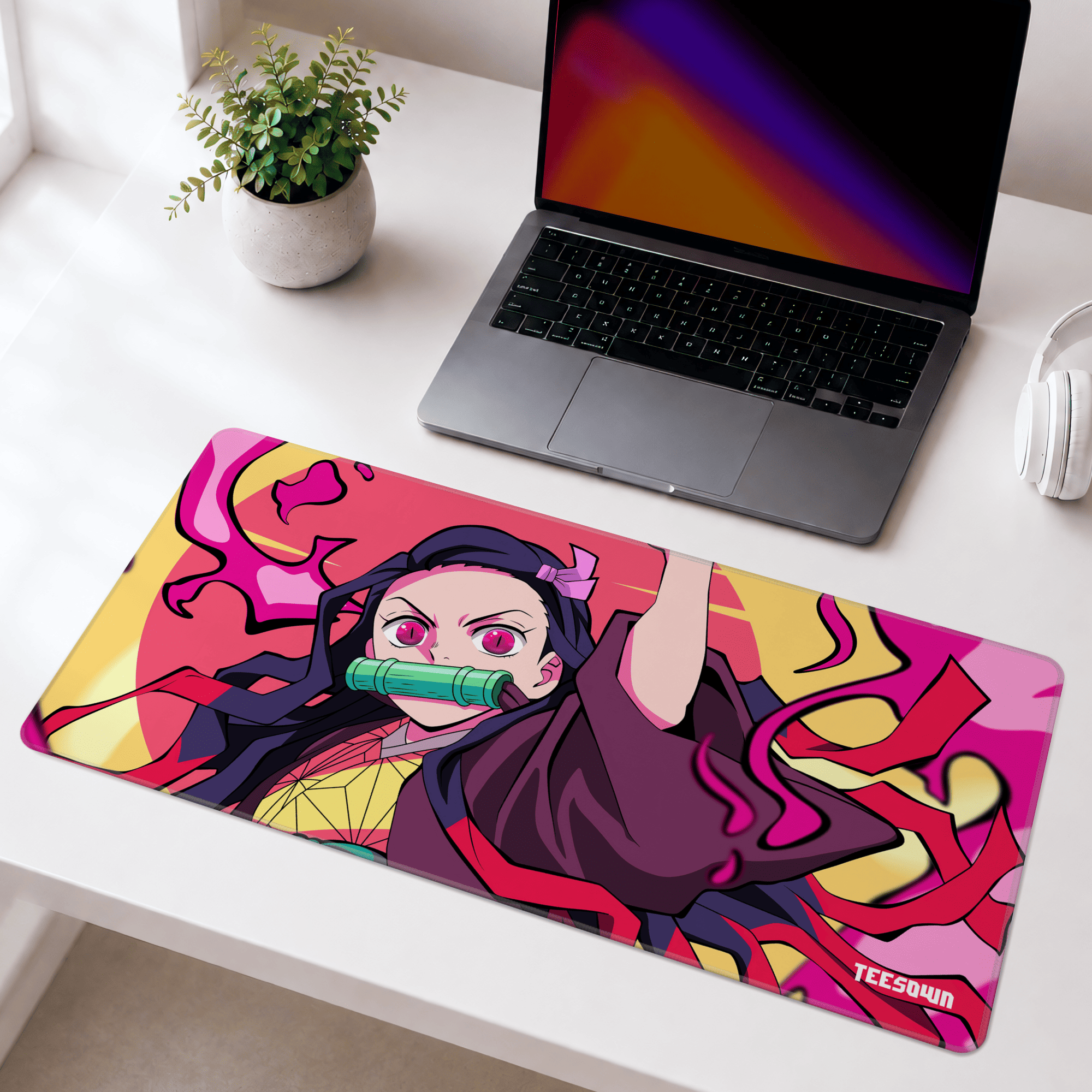 Nezuko Bloom Pulse Deskmat