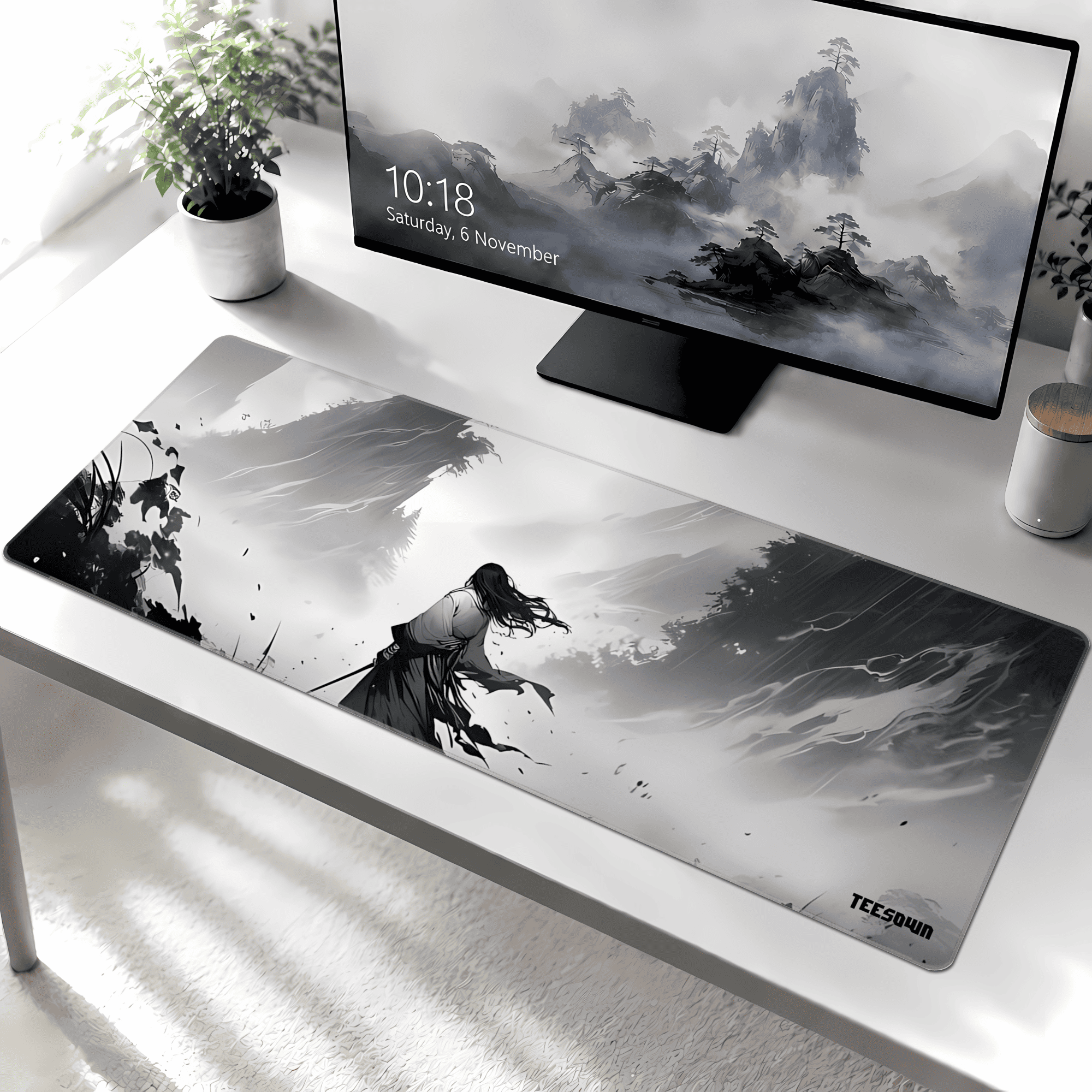 XL - Samurai Mist Valley Deskmat