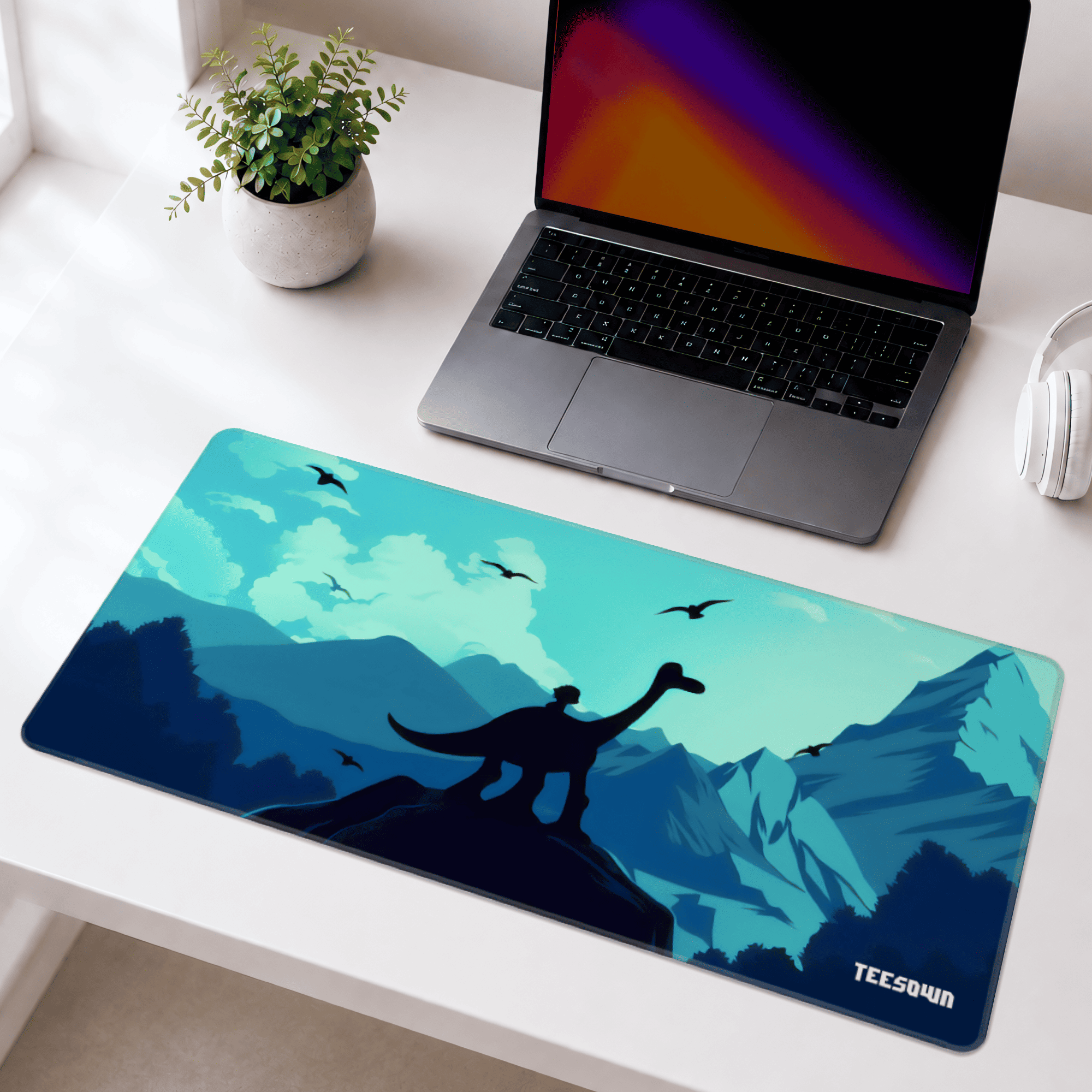 Dino Crest Valley Deskmat