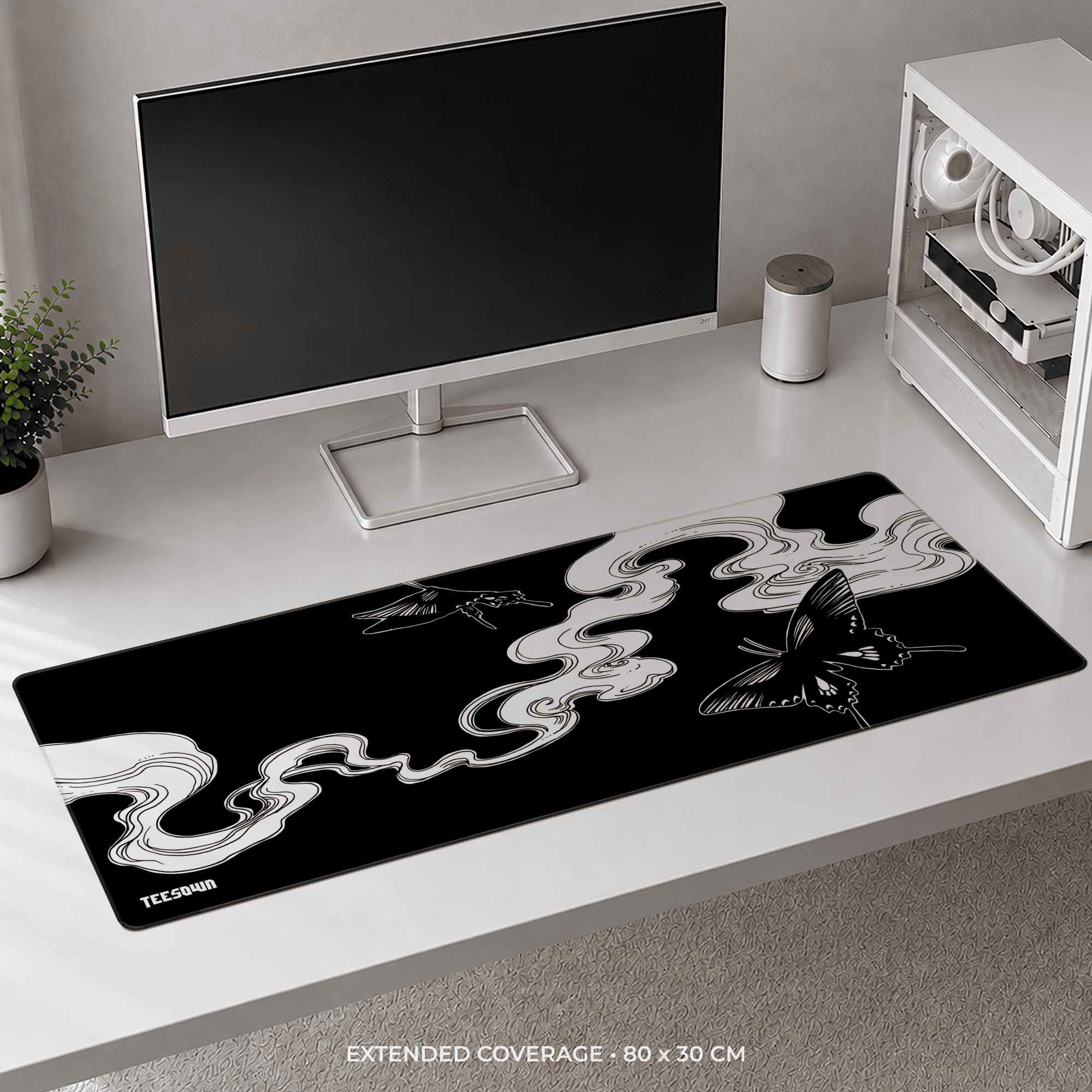 XL - Smoke Butterfly Deskmat