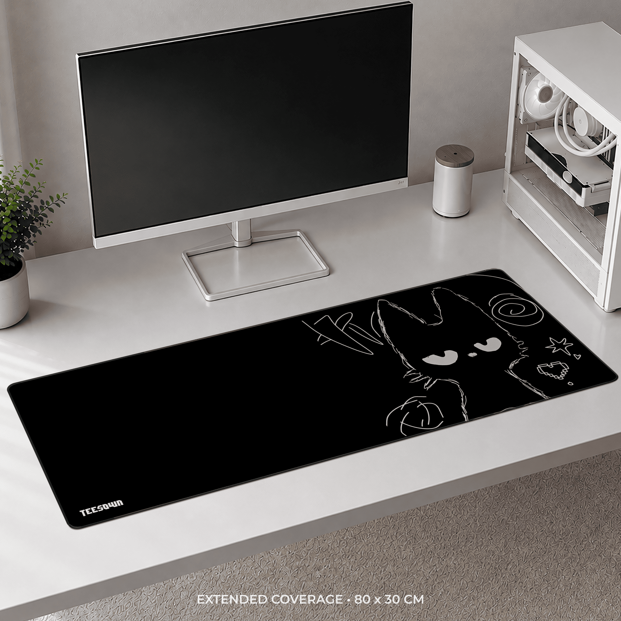 XL - Sketch Cat Deskmat